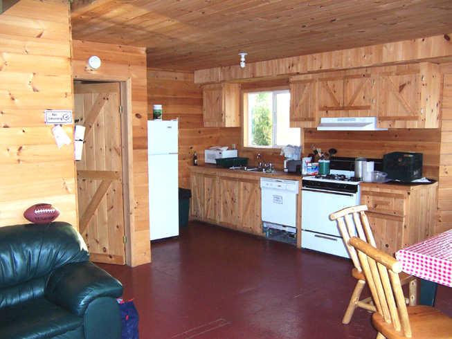 This is a photo of of a kitchen inside the cottage